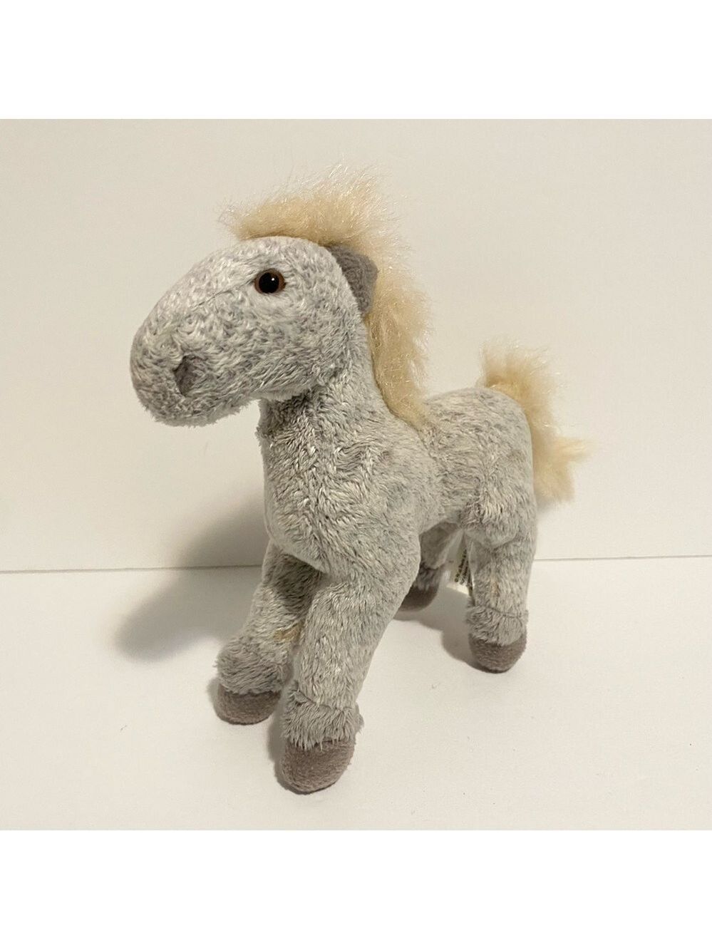 Russ Dappled Grey Horse Plush Small Stuffed Animal Pony Luv Pets 6” Toy Farm